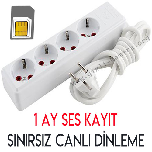 1 Ay Ses Kayıt Dinleme Cihazı