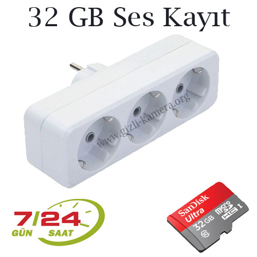 Kablosuz Priz Ses Kayıt