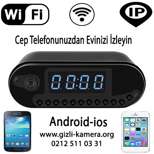 Gece Görüşlü Masa Saati Wifi ip