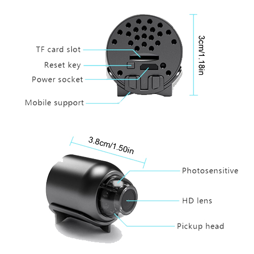Mini Wi-Fi Gizli Kamera
