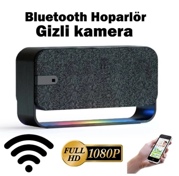 Bluetooth Speaker gizli kamera HD