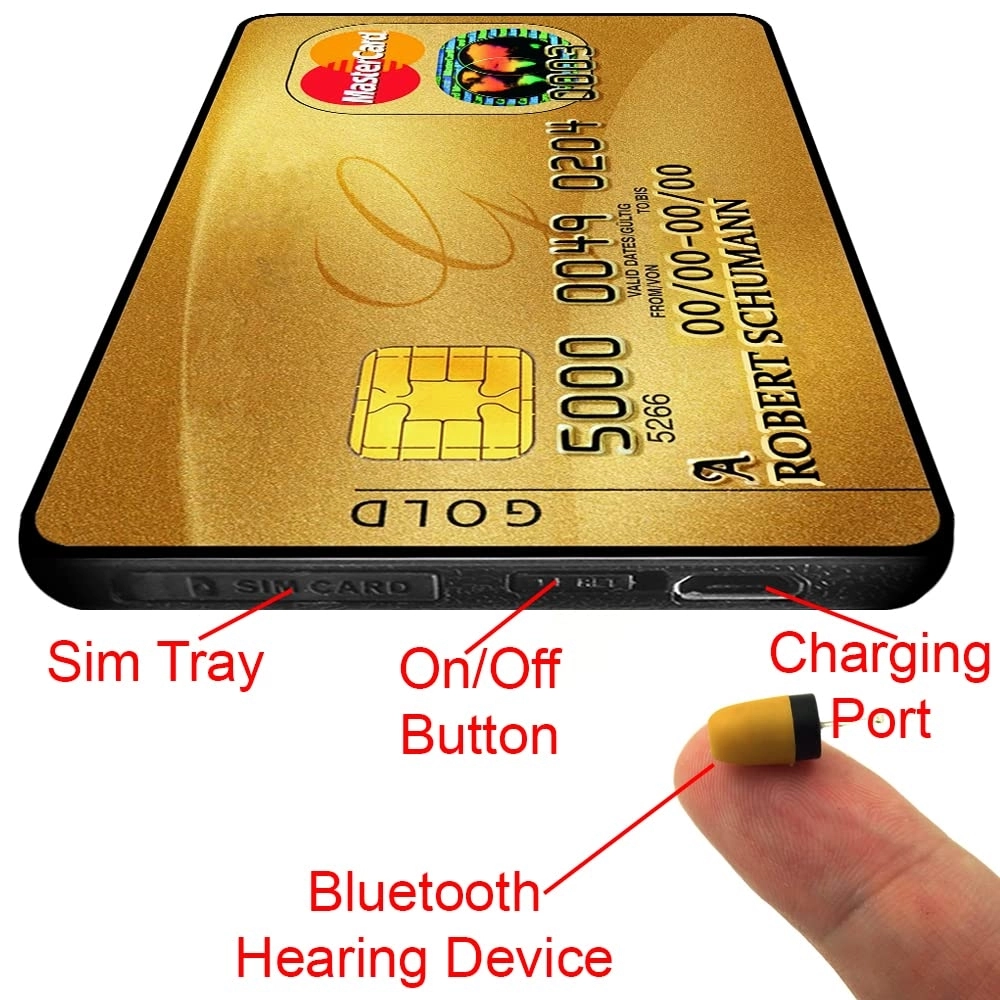 Kredi Kartı Görünümünde Casus Kulaklık 