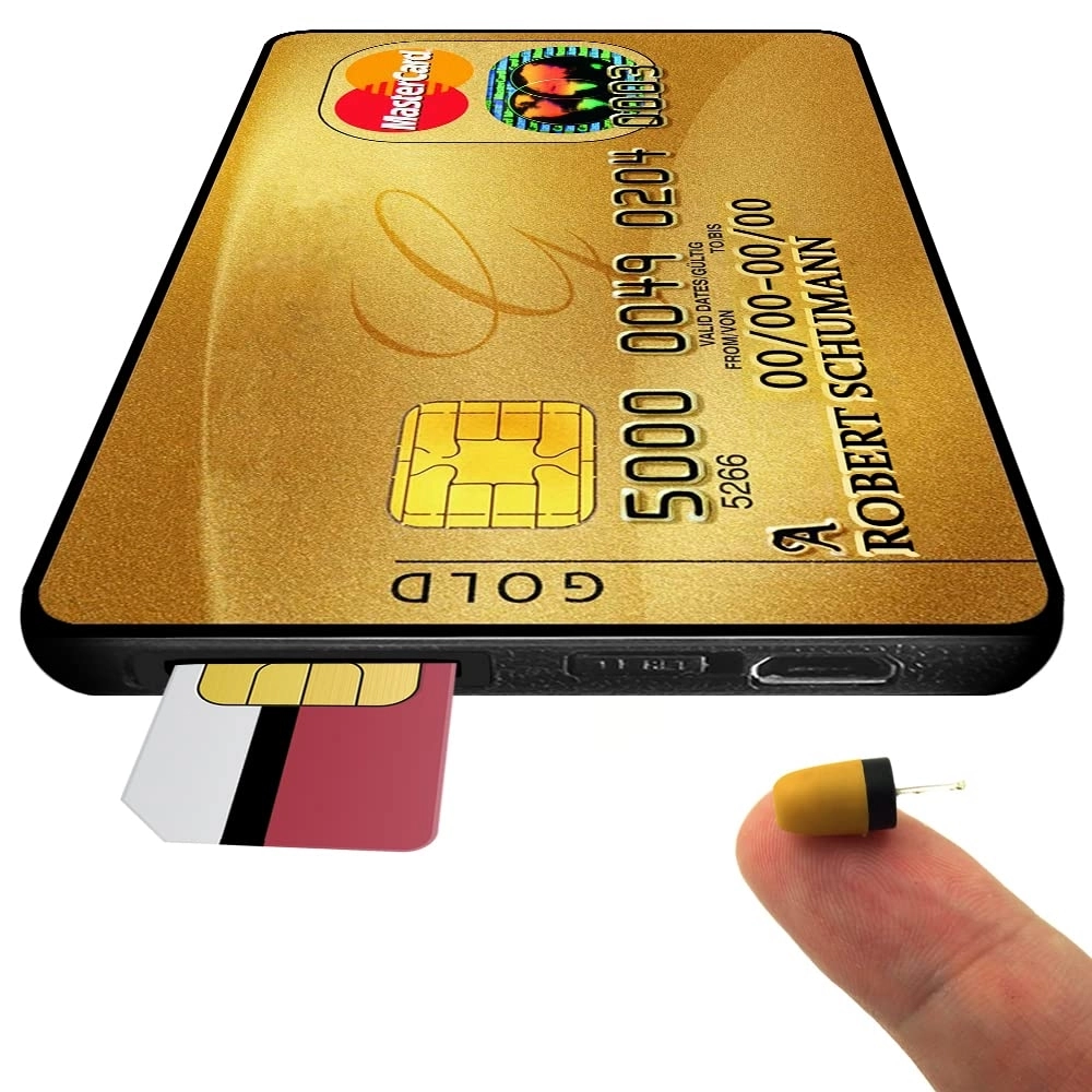 Kredi Kartı Görünümünde Casus Kulaklık 