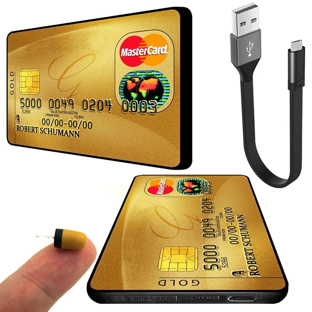 Kredi Kartı Görünümünde Casus Kulaklık 