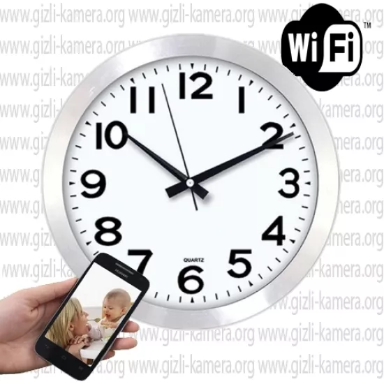 Duvar Saati Kamera Wi-Fi